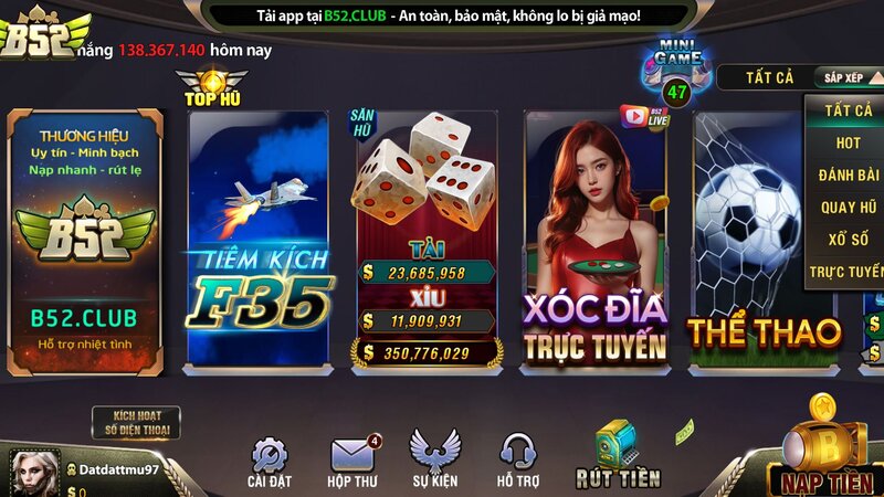 Cổng game B52CLUB
